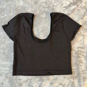 Dynamite Black Crop Top

#1261